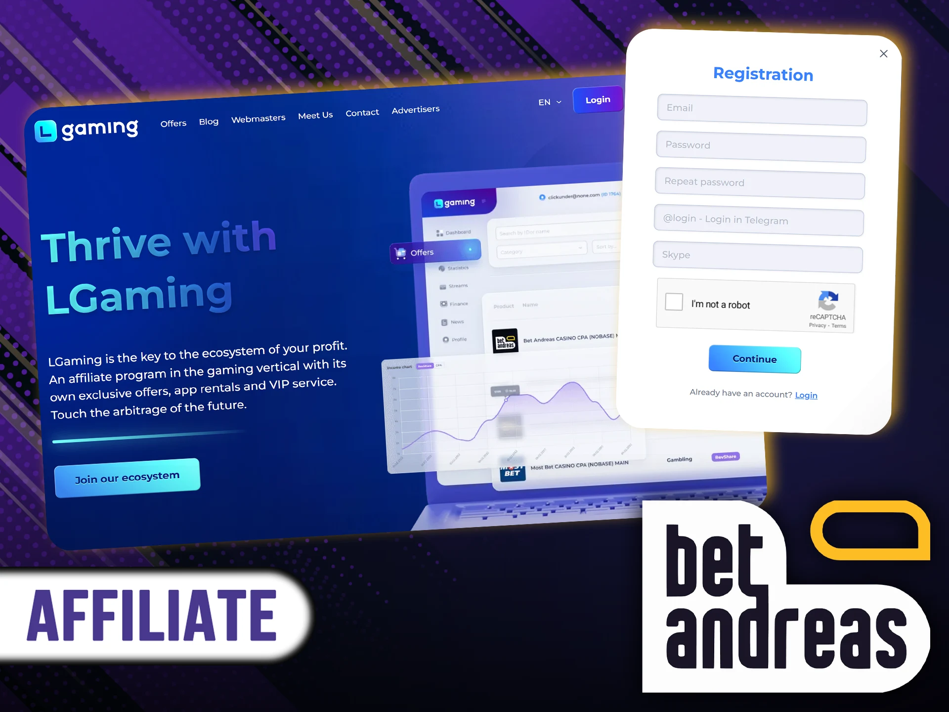 You can become a BetAndreas affiliate.